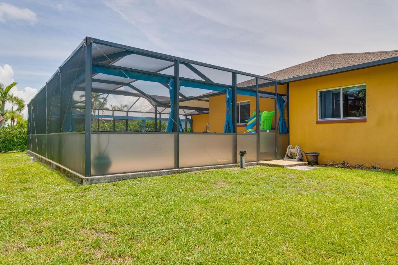 Pet-Friendly Cape Coral Vacation Rental With Lanai! Exteriör bild